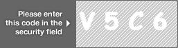 captcha code for visual authentication  letter V number 5 letter C number 6