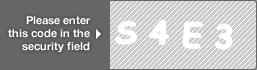 captcha code for visual authentication  letter S number 4 letter E number 3