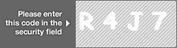 captcha code for visual authentication  letter R number 4 letter J number 7