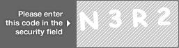 captcha code for visual authentication  letter N number 3 letter R number 2