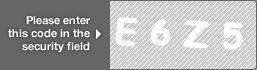 captcha code for visual authentication  letter E number 6 letter Z number 5