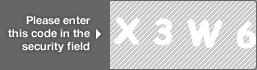 captcha code for visual authentication  letter X number 3 letter W number 6