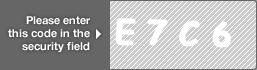 captcha code for visual authentication  letter E number 7 letter C number 6