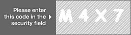 captcha code for visual authentication  letter M number 4 letter X number 7