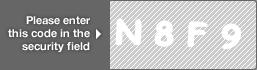 captcha code for visual authentication  letter N number 8 letter F number 9