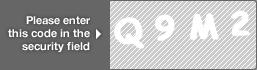 captcha code for visual authentication  letter Q number 9 letter M number 2